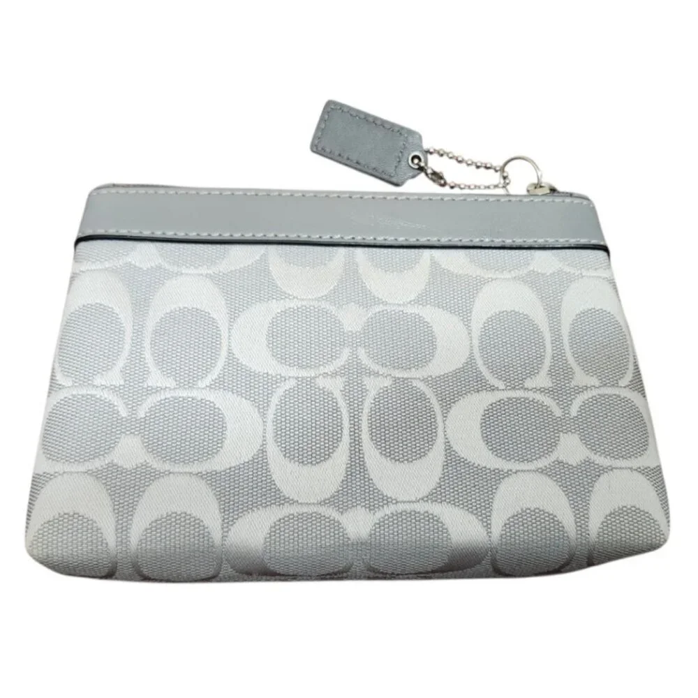 Coach signature wristlet